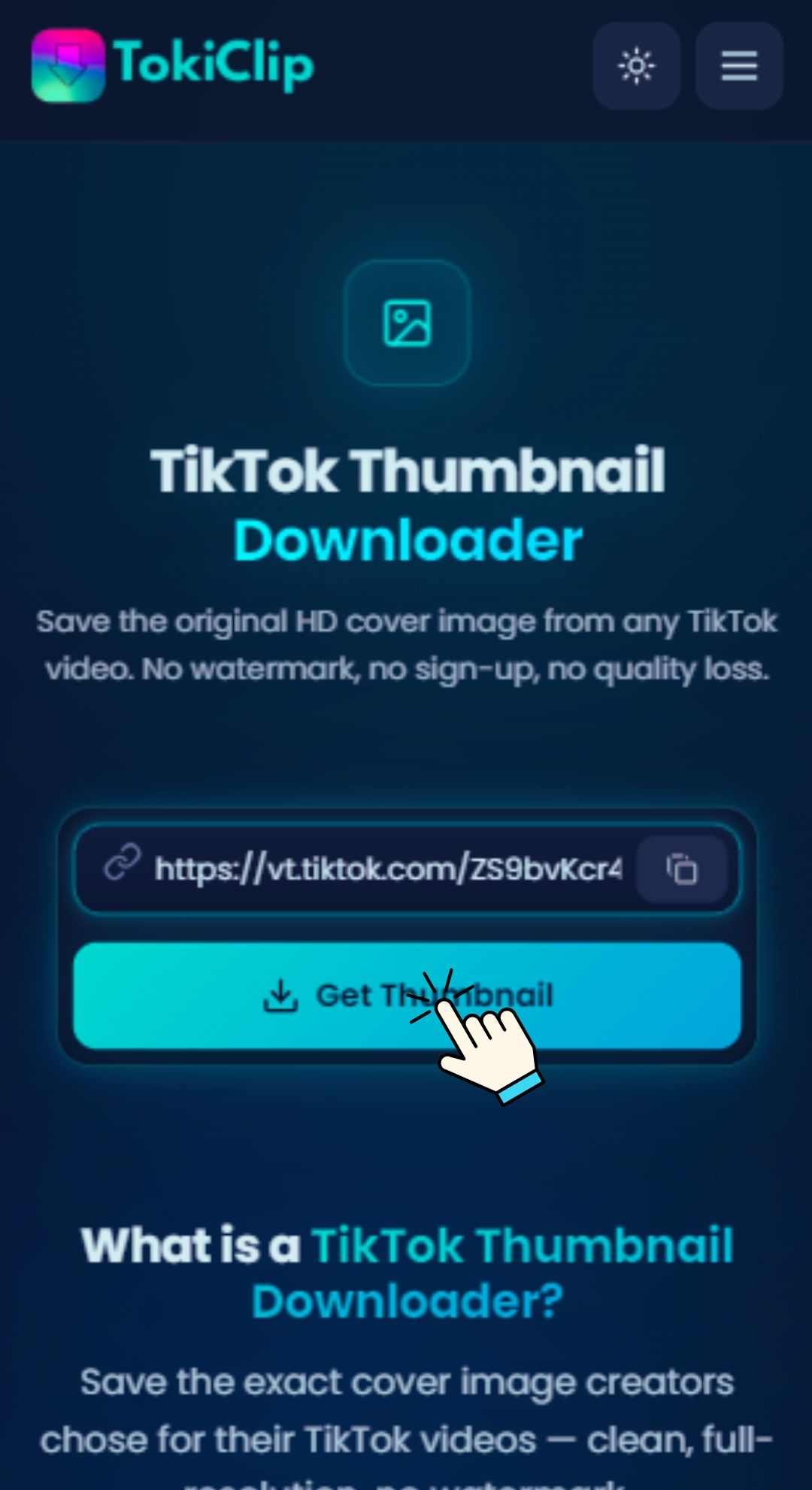 Paste into TokiClip